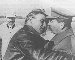 Сталин и Чкалов