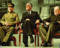 Сталин, рузвельт и Черчилль
